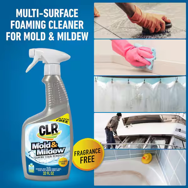 CLR 32 oz Mold & Mildew Remover Fast Acting & Safe for Household Use
