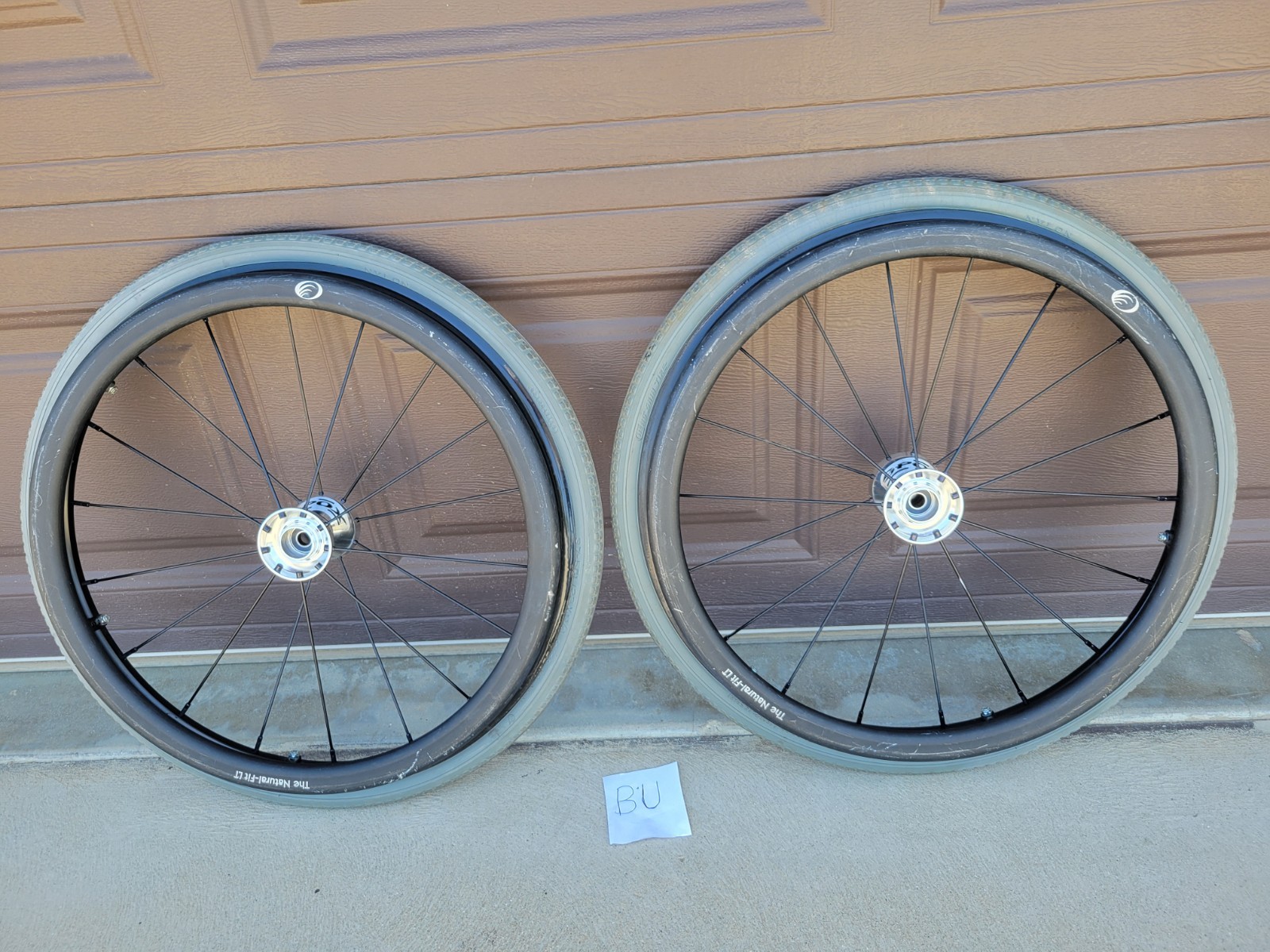 22" Spinergy SPOX W/ THE NATURAL-FIT HAND RIMS Wheelchair Wheels