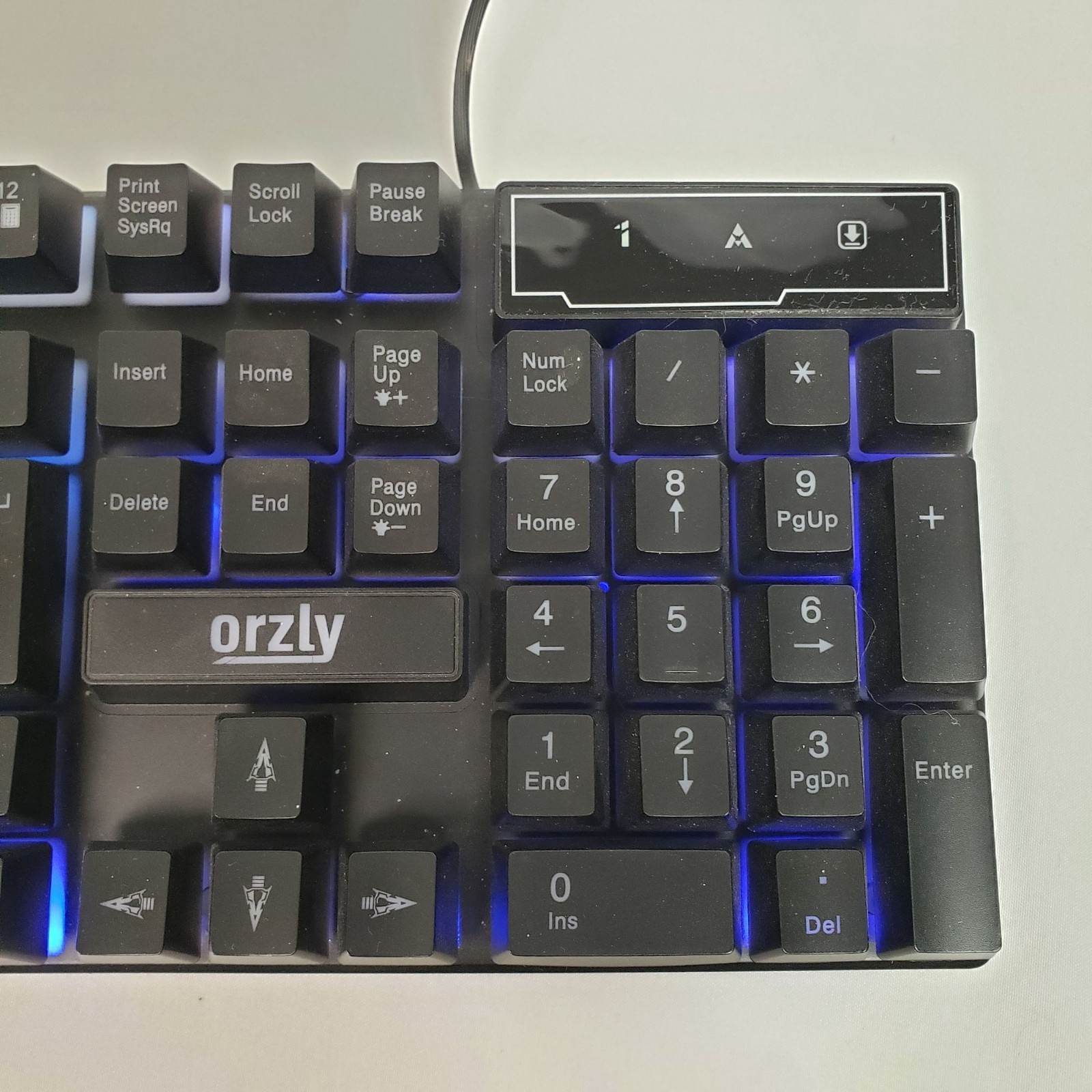 Orzly RX250-K USB Gaming Keyboard w/Changeable Backlight EXCELLENT CONDITION!!!