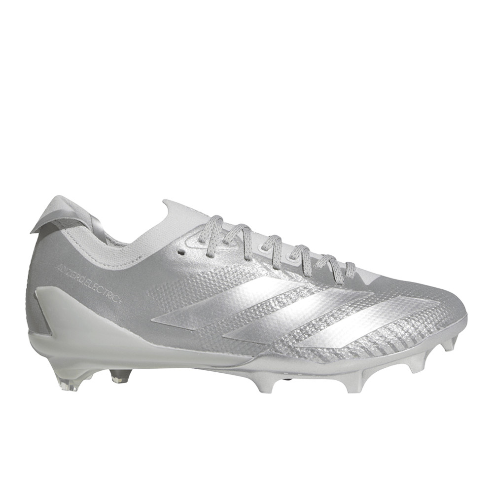 adidas Adizero Electric+ Football Cleats Mens Silver Sneakers Athletic Shoes IH5
