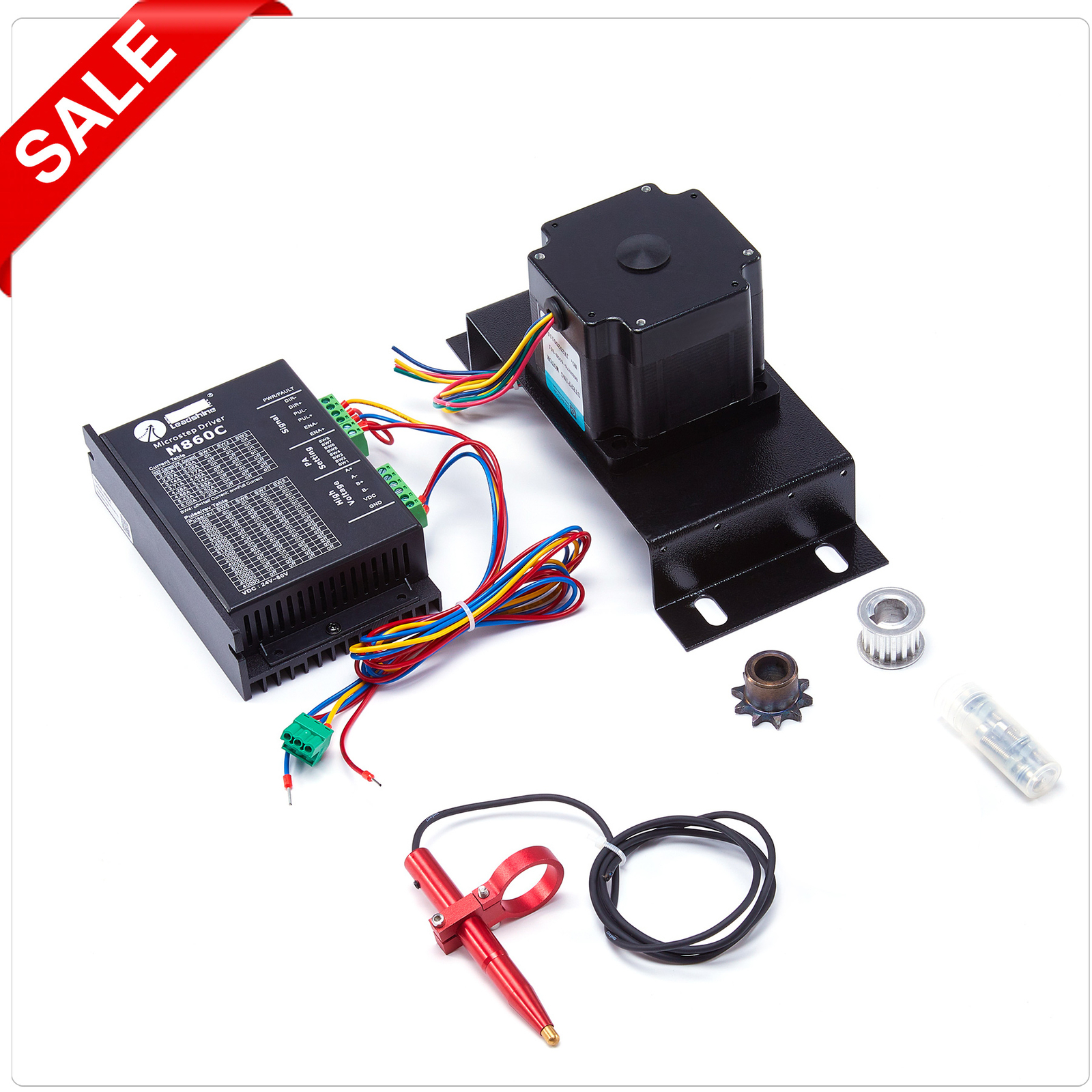 Autofocus Kit Focusing Sensor for CO2 Laser Engraver Cutter Moterized Z Up&Down