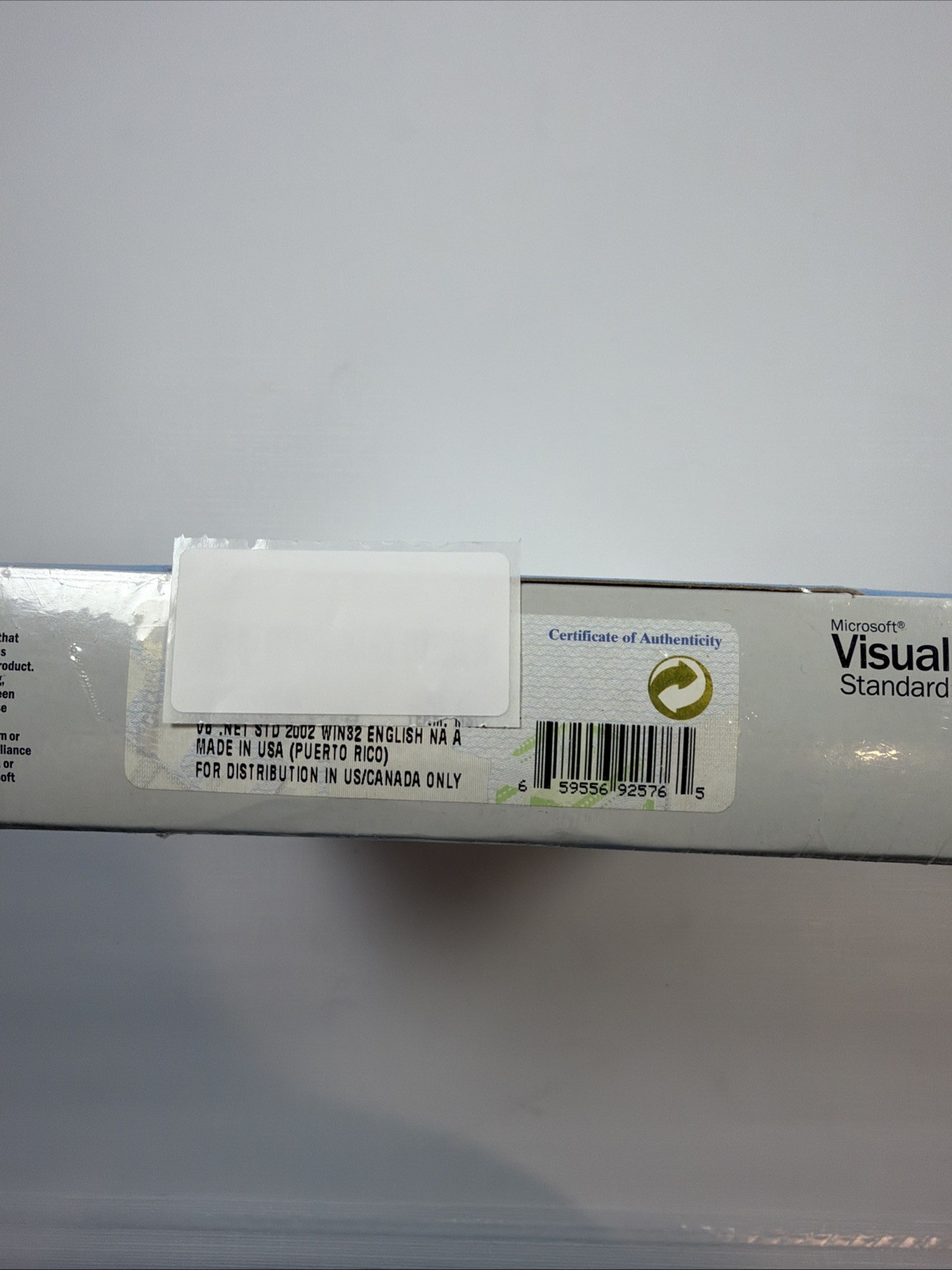 Microsoft Visual Basic .NET 2002 (Retail) (1 User/s) - Full Version for Windows