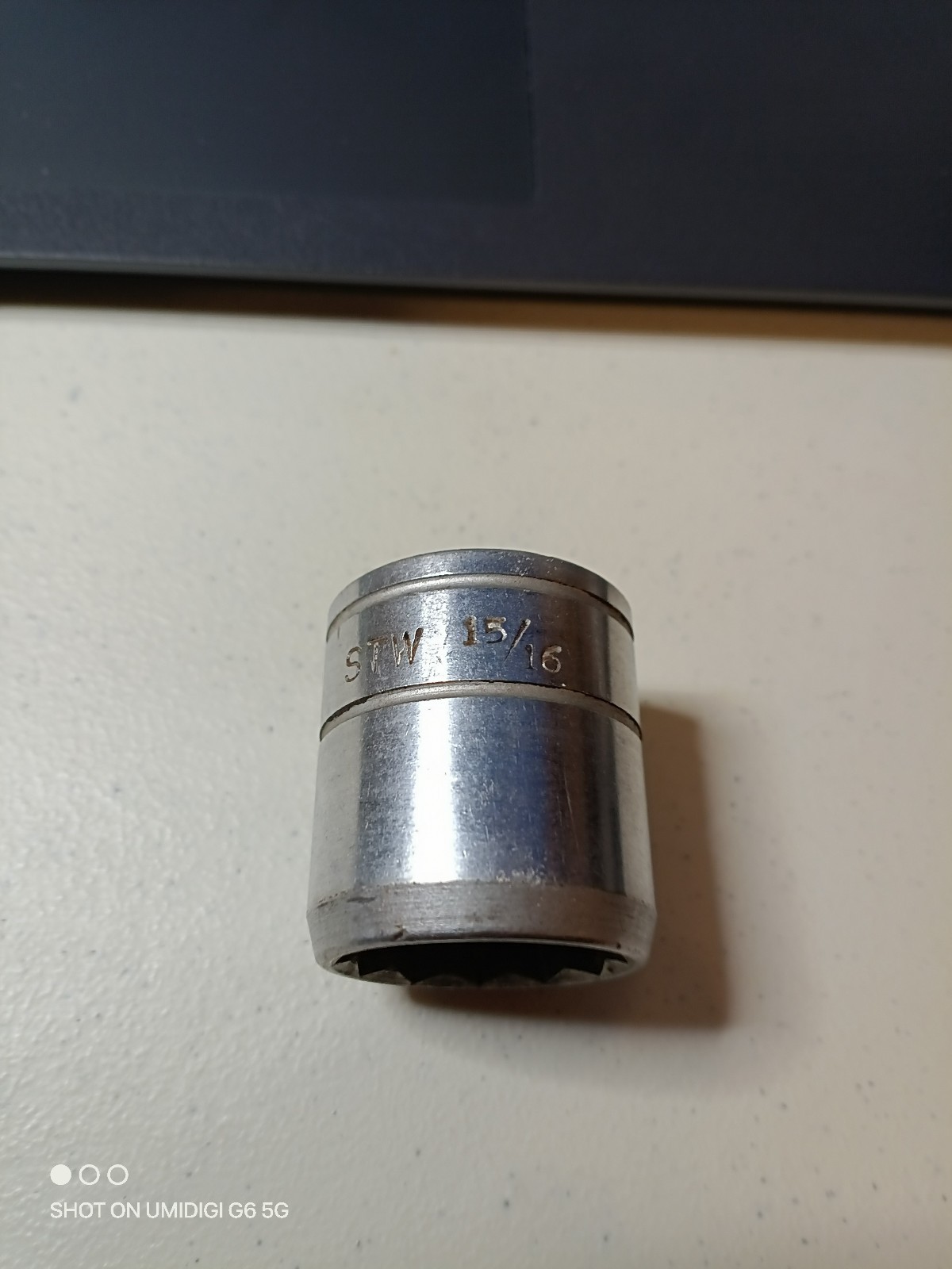 Vintage  STW Stevens-Walden 15/16" Socket 1/2" Drive- 12 Point USA