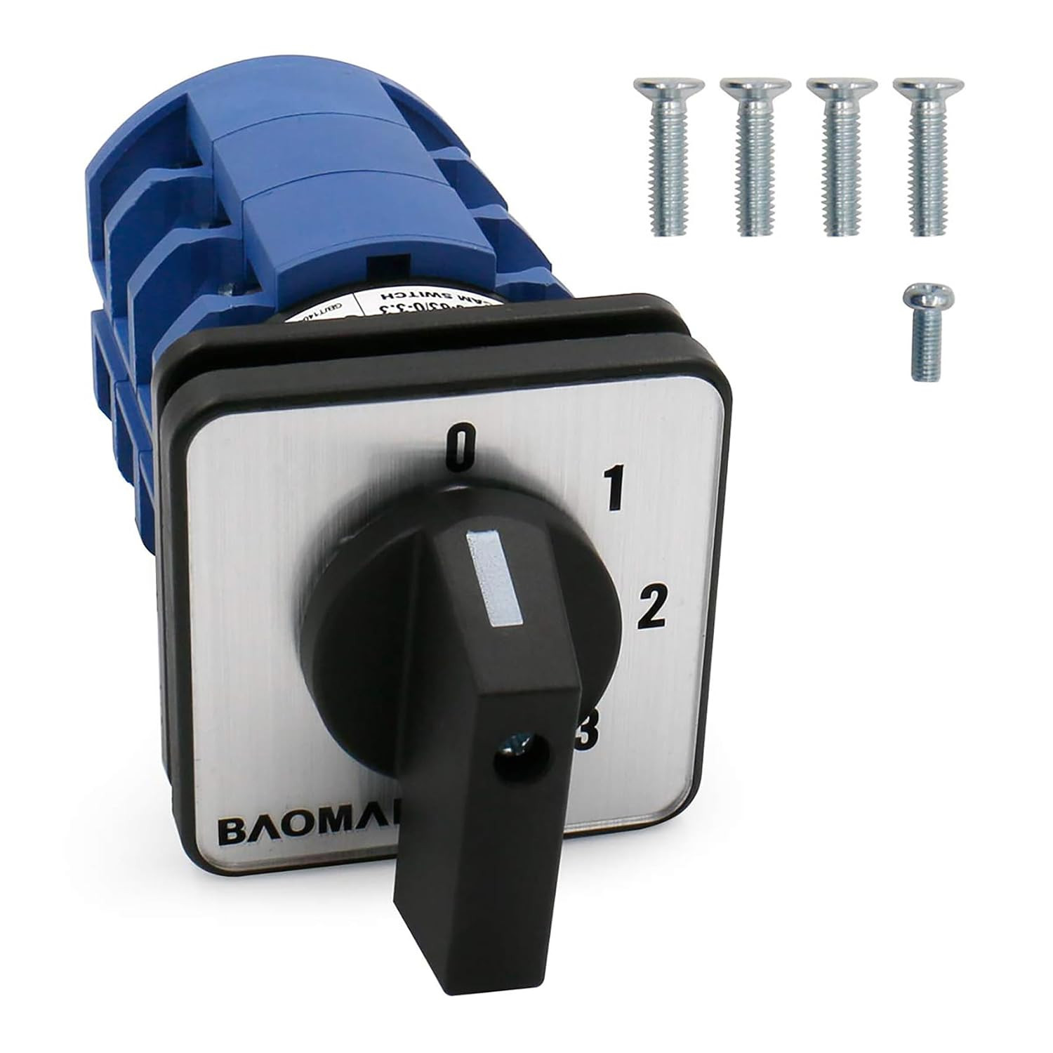 63A Rotary Cam Changeover Switch AC 660V 4-Position 3-Phase 12-Terminal SZW26-63
