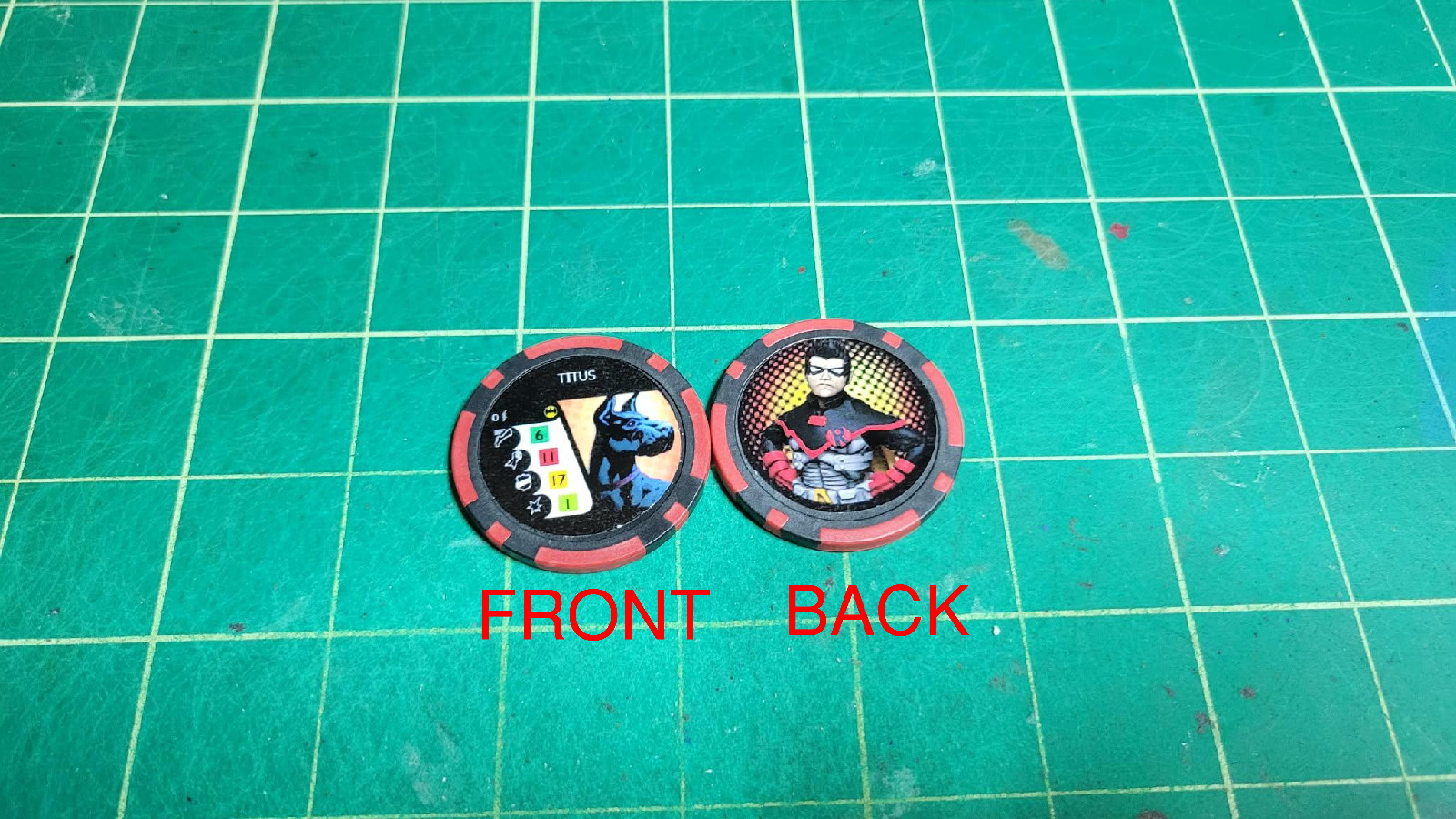 Heroclix Custom Fight For Gotham Titus Bystander Token for Robin 512