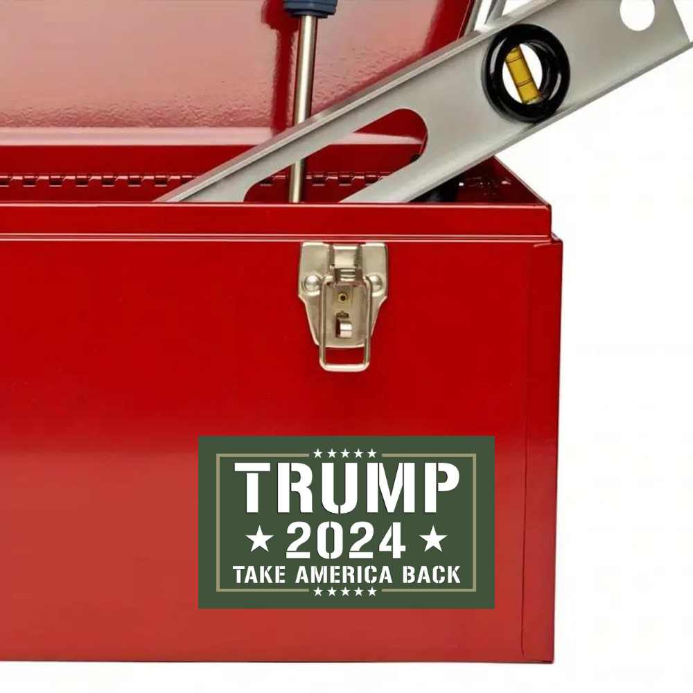 💥 5PCS SET DONALD TRUMP NEW 2024 STICKERS DECALS TAKE SAVE AMERICA BACK MAGA!