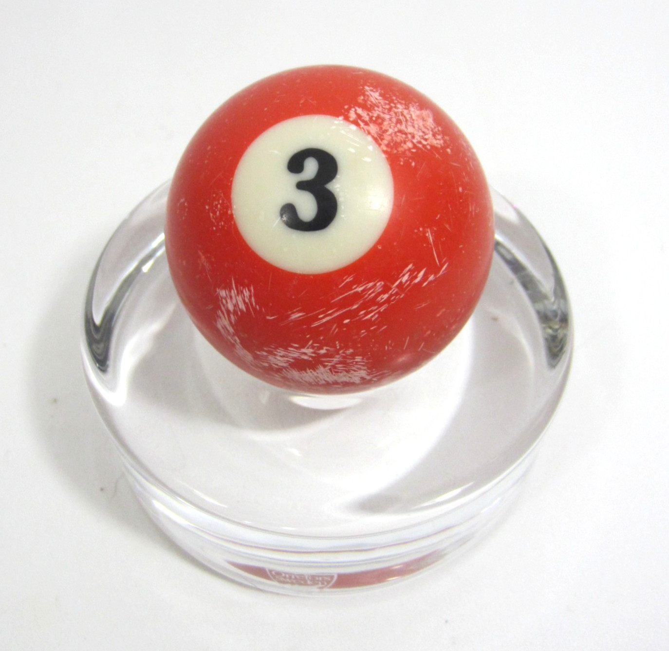 Vintage 2 1/4" Billiard Ball #1 Red Solid Pool Ball Replacement Lost Single
