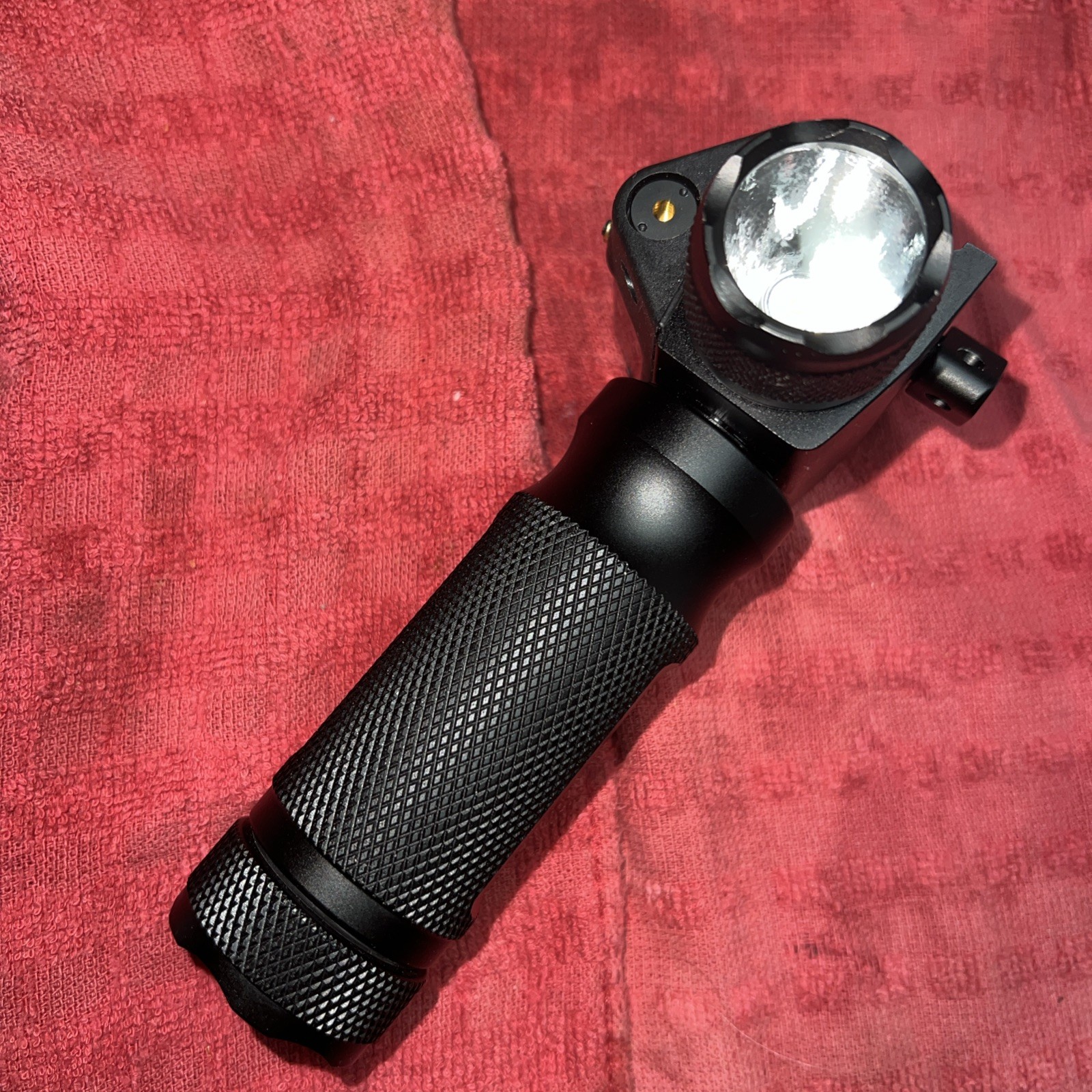 2000LM Tactical Flashlight Red Rifle Pistol Laser Light Combo New
