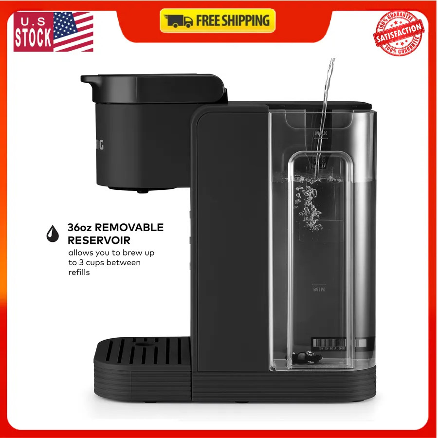 Keurig K-Express Essentials Plus Single Serve Coffee Maker Black