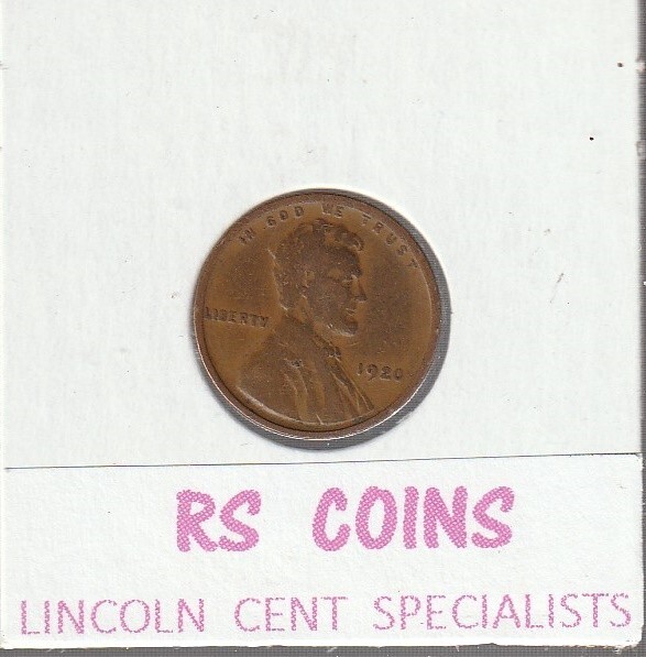 1920  +  1923    circulated  pair  of  LINCOLN  CENTS  /  RS COINS  /  FREE SHIP