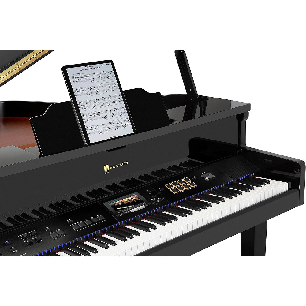 Williams Symphony Concert Digital Grand with Touchscreen and Bench Ebony 88 Key