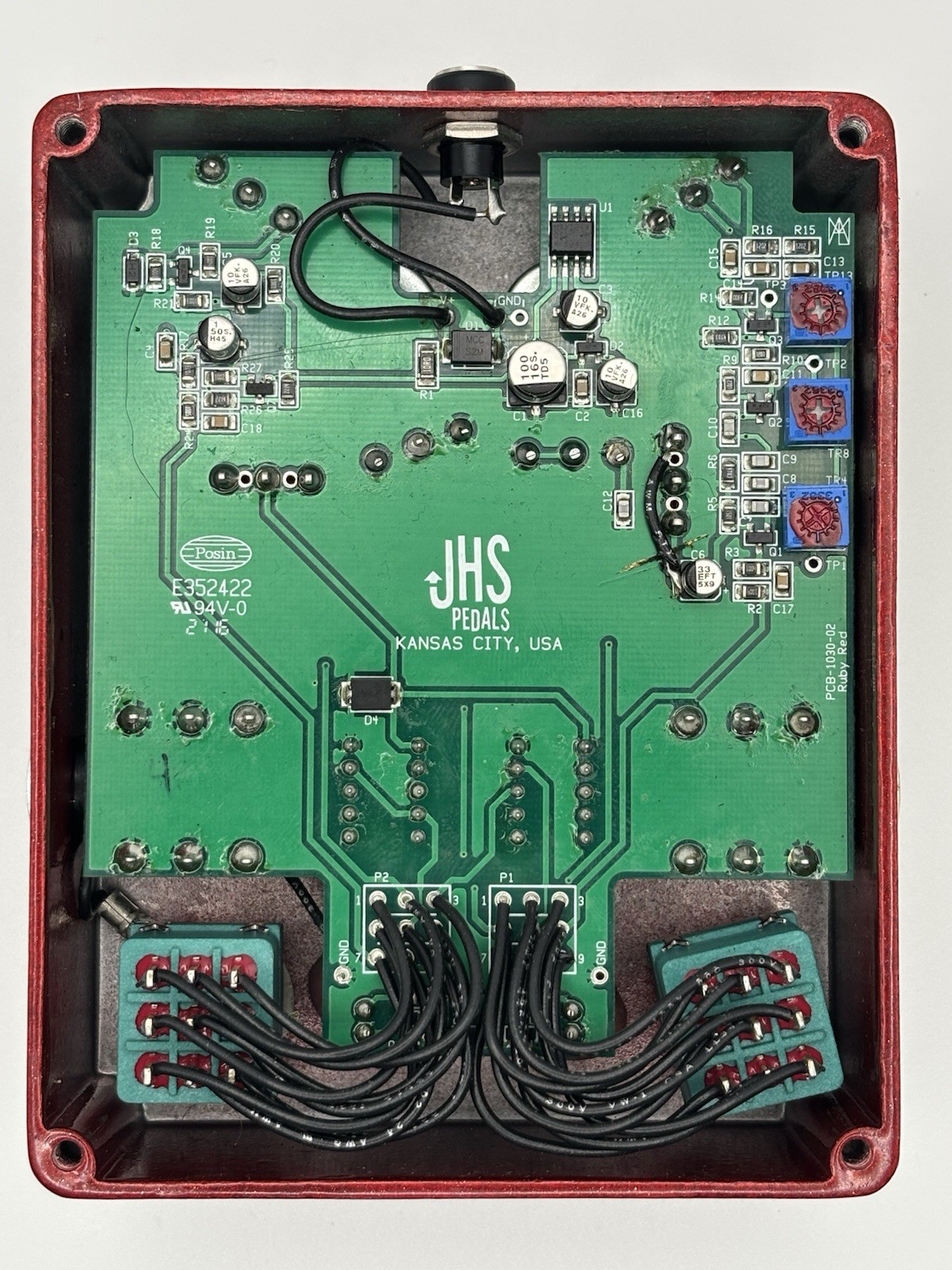 🔥JHS Pedals Ruby Red Butch Walker Signature Overdrive Pedal🔥