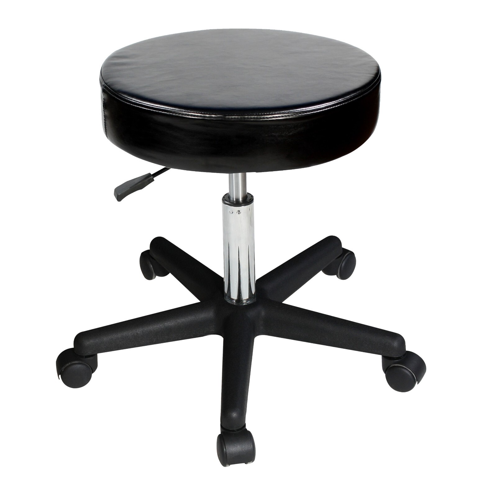 Master Massage Beauty Rolling Swivel Hydraulic Massage Stool Black Color