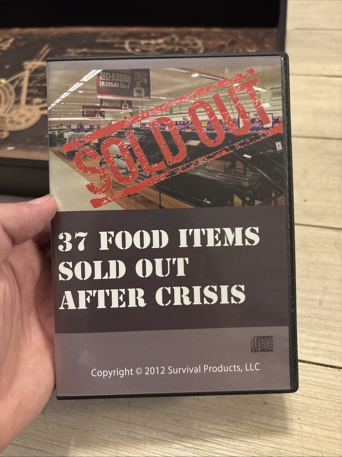 37 Food Items Sold Out After a Crisis CD ROM