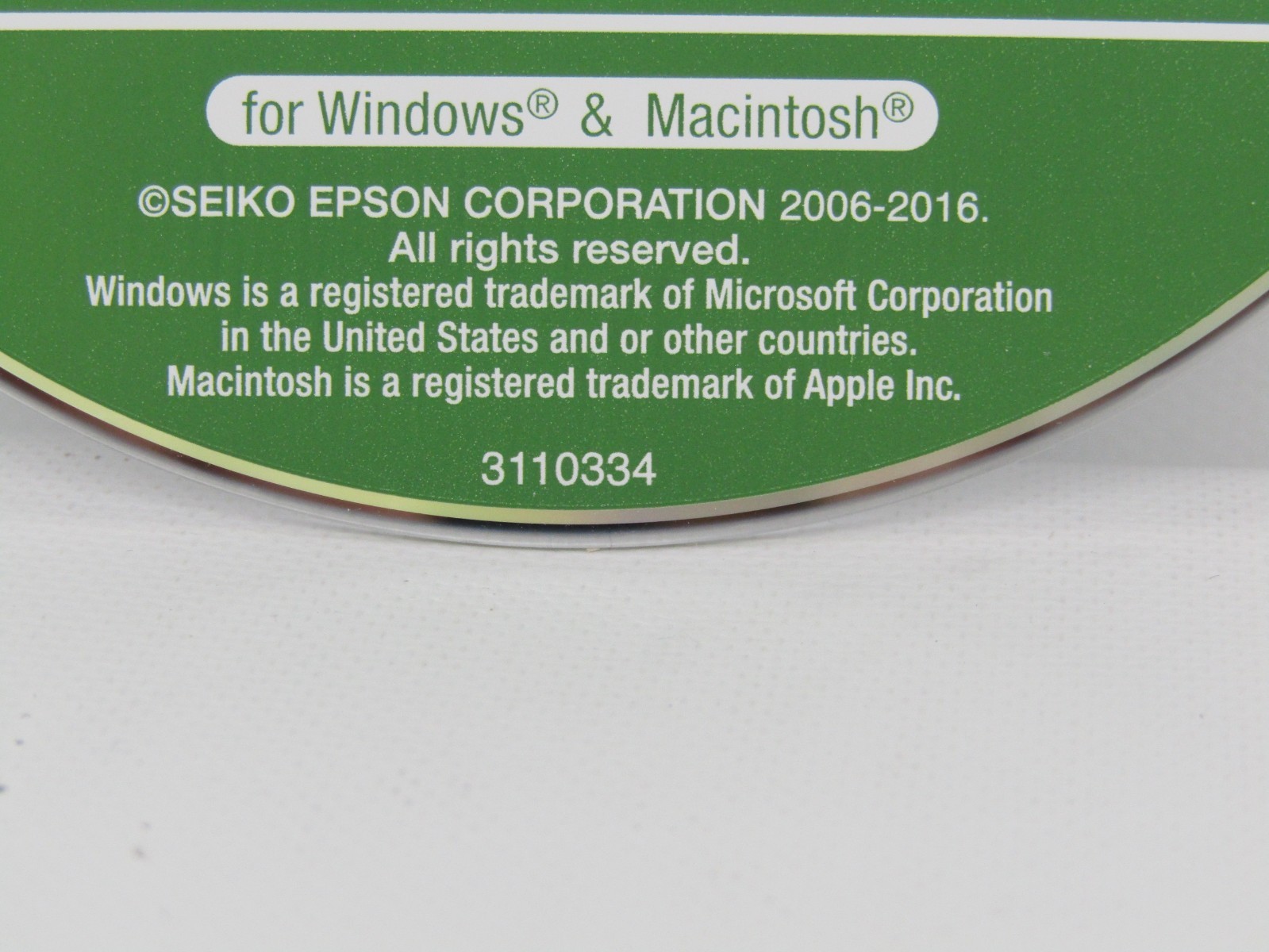 EPSON Projector Software CD ROM for Windows and Mac Version 1.20e Free Shipping