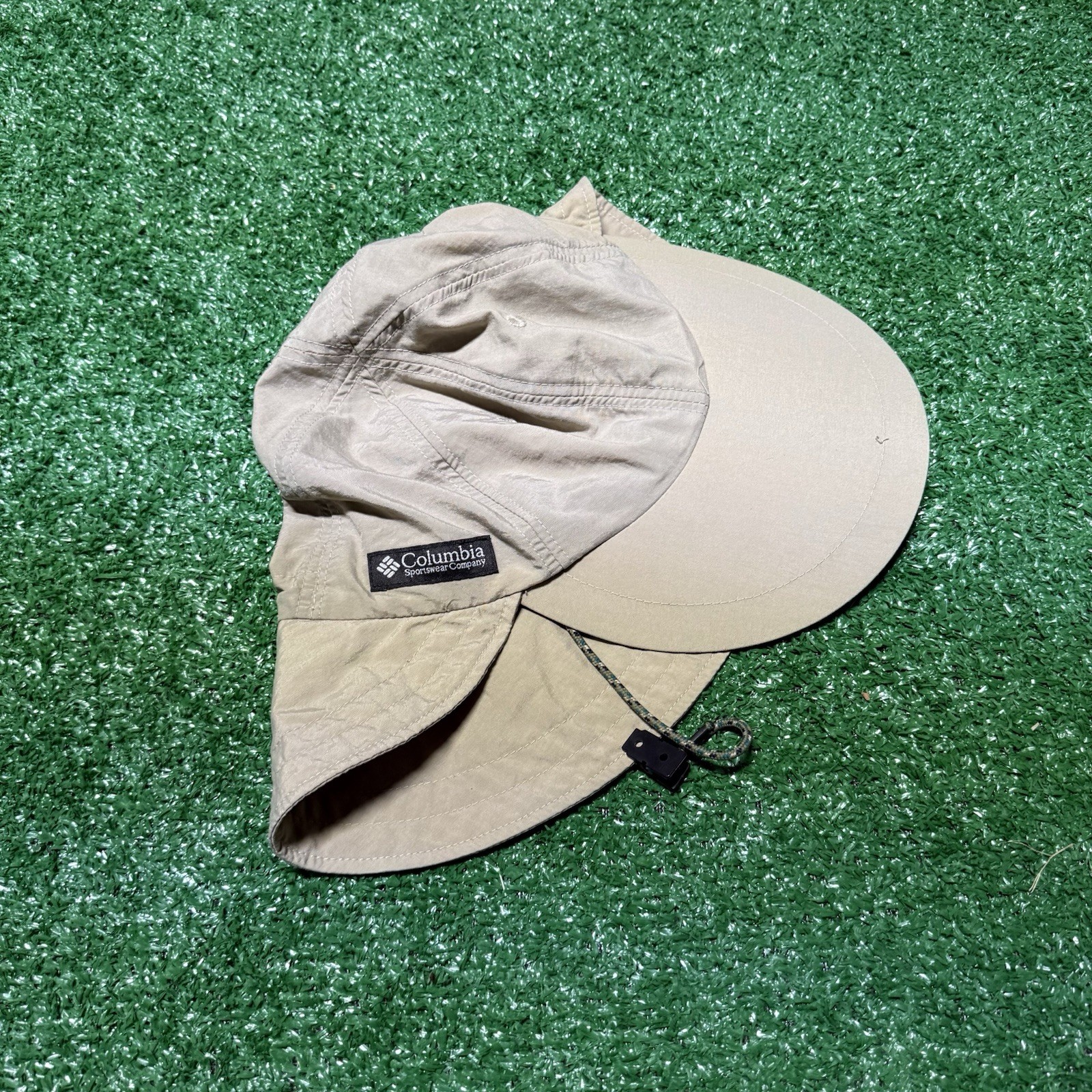 Columbia Sportswear Classic Long Bill Fishing Hat W/ Neckcover and Strap