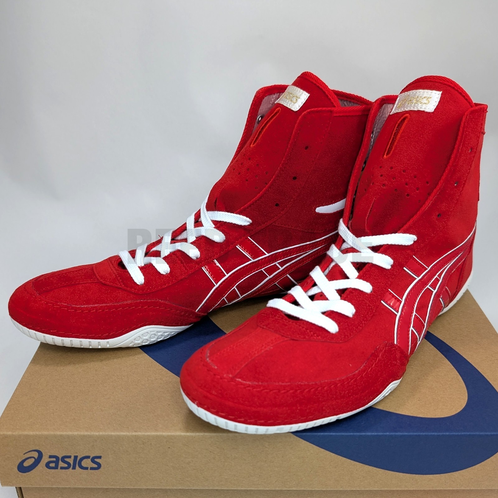 ASICS Wrestling Shoes 1083A001 Red/Red(White) lace:White EX-EO(TWR900 Successor)