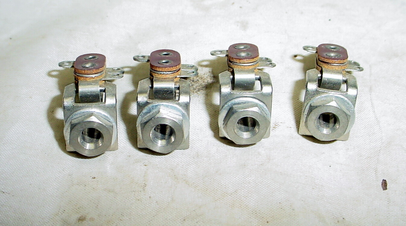4 NOS Vintage 1/8" 3.5mm Phone Jacks Mono Normally Closed (QTY Avail)