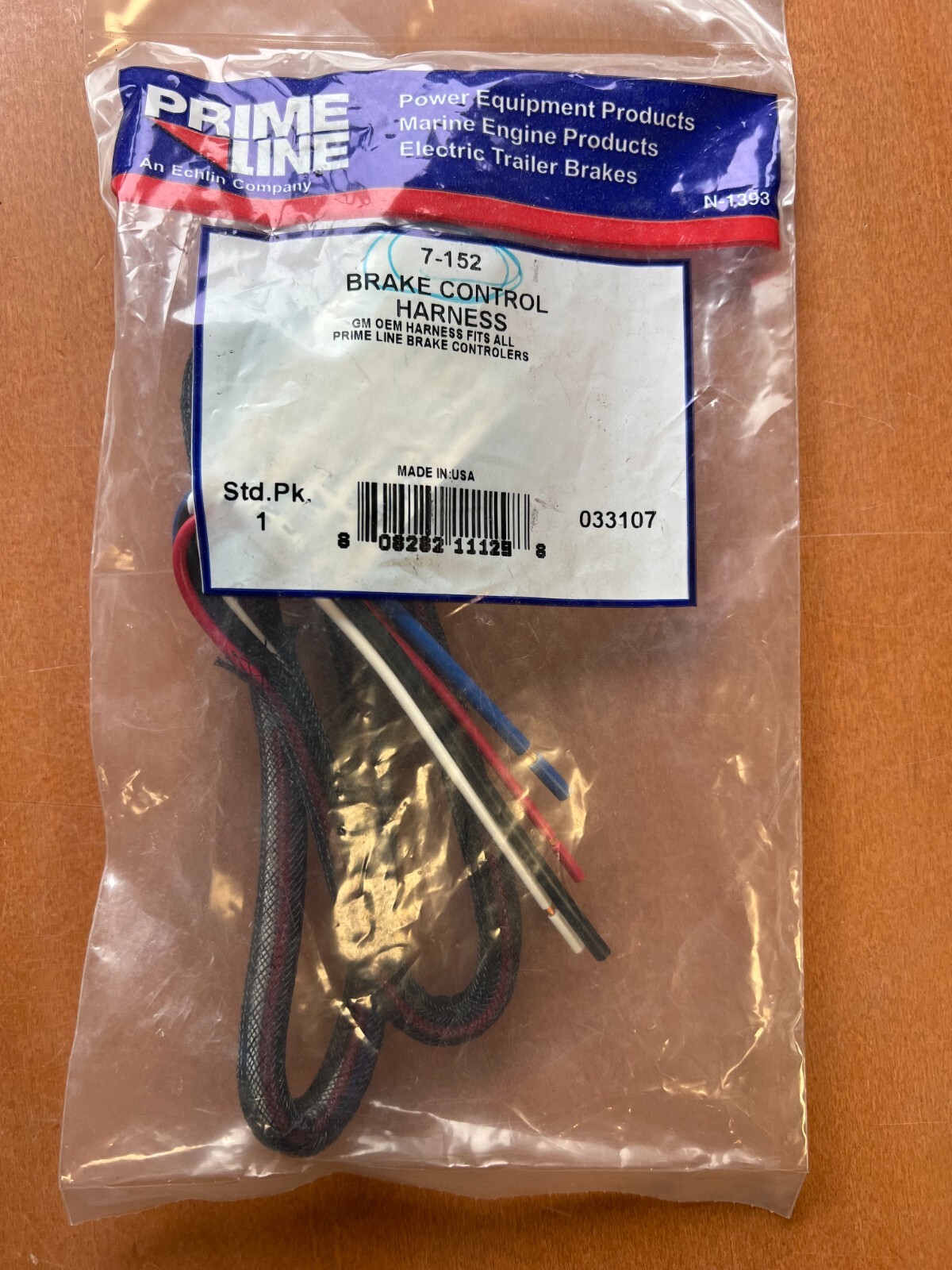 PRIME LINE 7-152 BRAKE CONTROL HARNESS FITS ALL PRIME LINE BRAKE CONTROLLERS