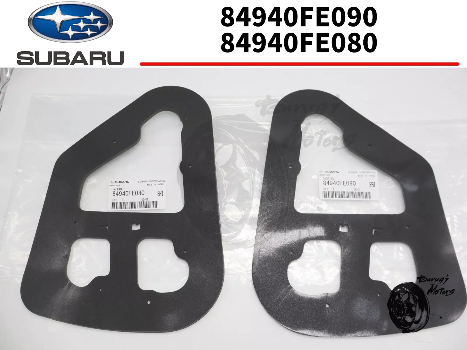 Subaru Impreza 04-05 Tail Light Gasket Left & Right OEM Set New Genuine