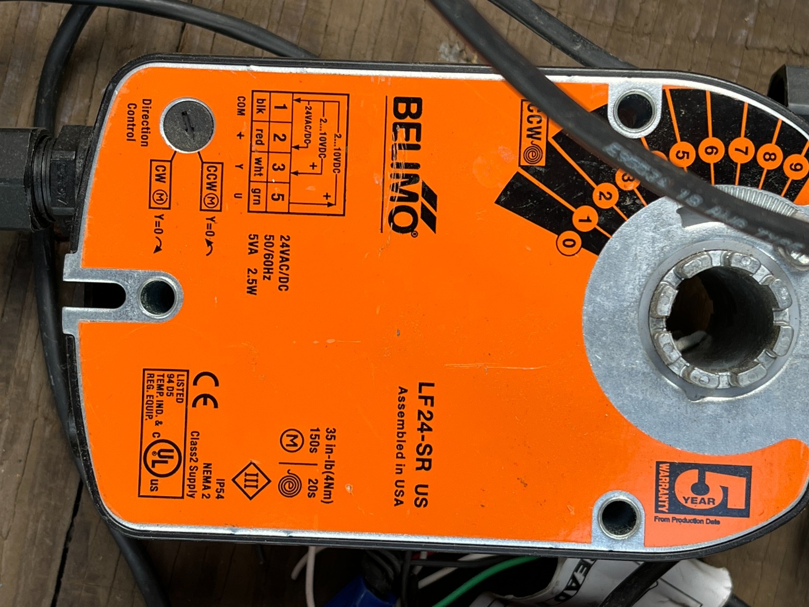 BELIMO LF24-SR US Spring Return Damper Actuator 8 IN THE LOT