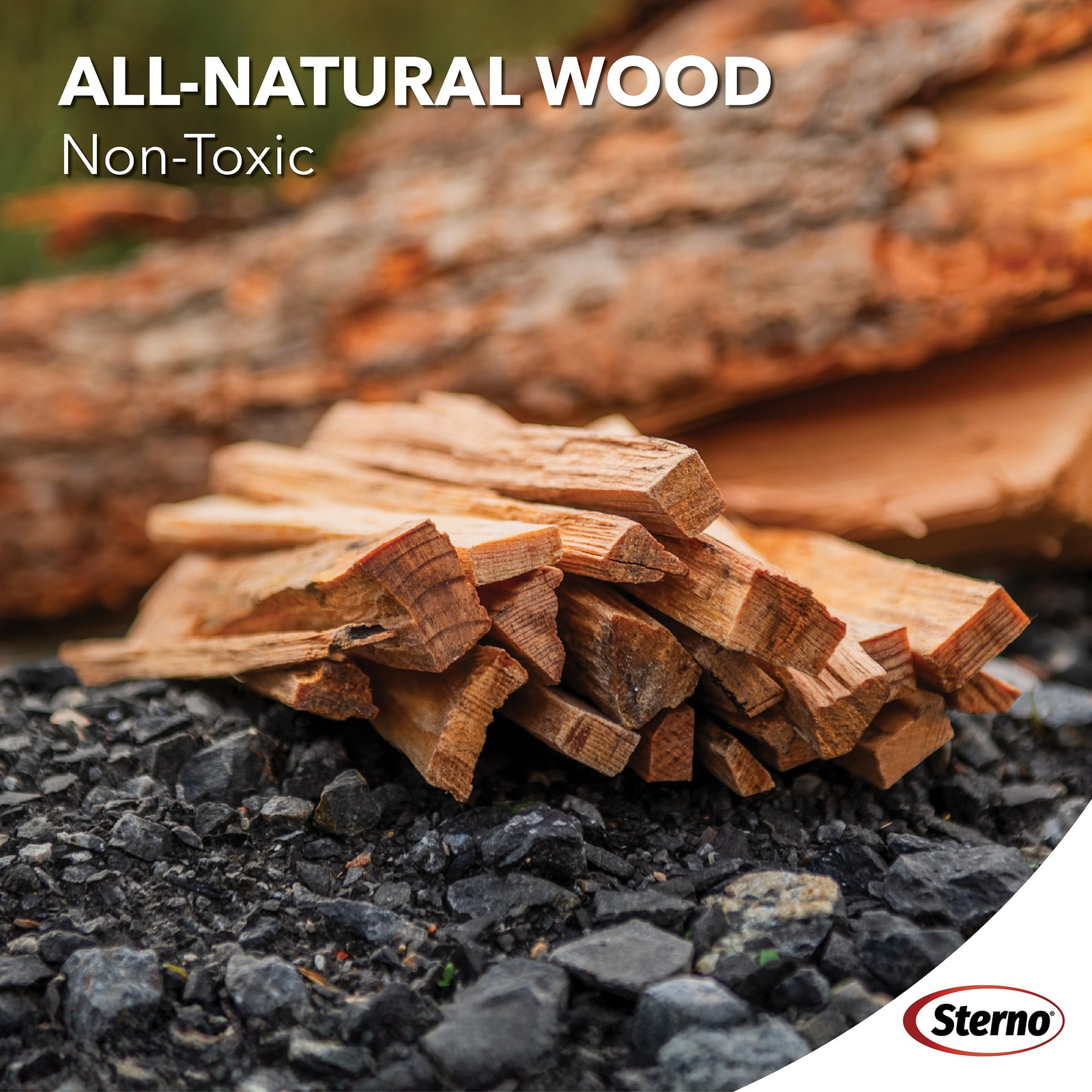 Sterno Fatwood Fire Starter Sticks 10lb All-Natural Resin-Rich Pine Indoor Outdo