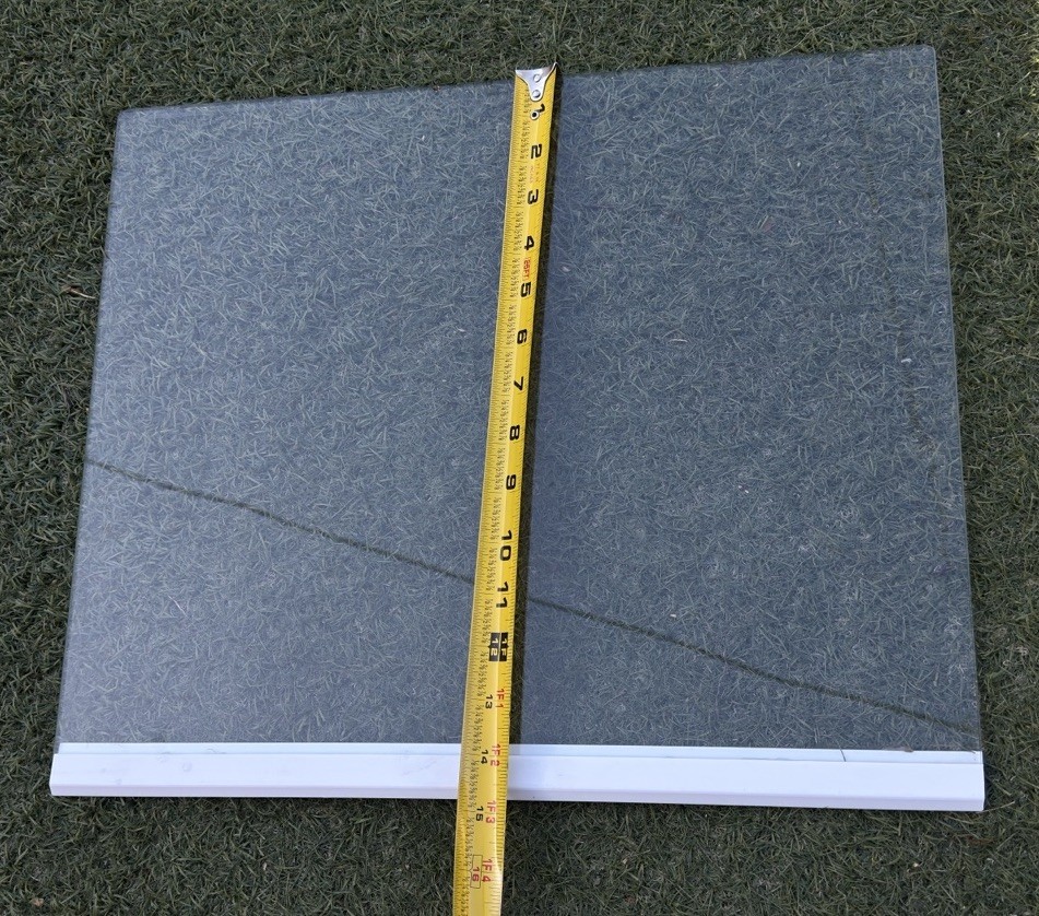 VISSANI  Refrigerator Glass Crisper Cover 12531000013697 From Model # MDTF10BK