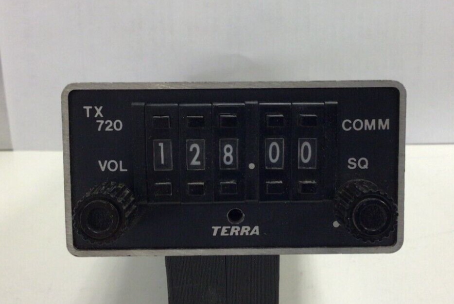 Terra TX 720 Comm with Fresh Yellow Tag and Form 8130-3
