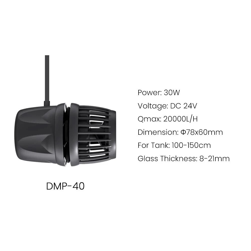 Jecod DMP-40 Wave Maker Saltwater Marine Reef Tank Aquarium Controller App Ready