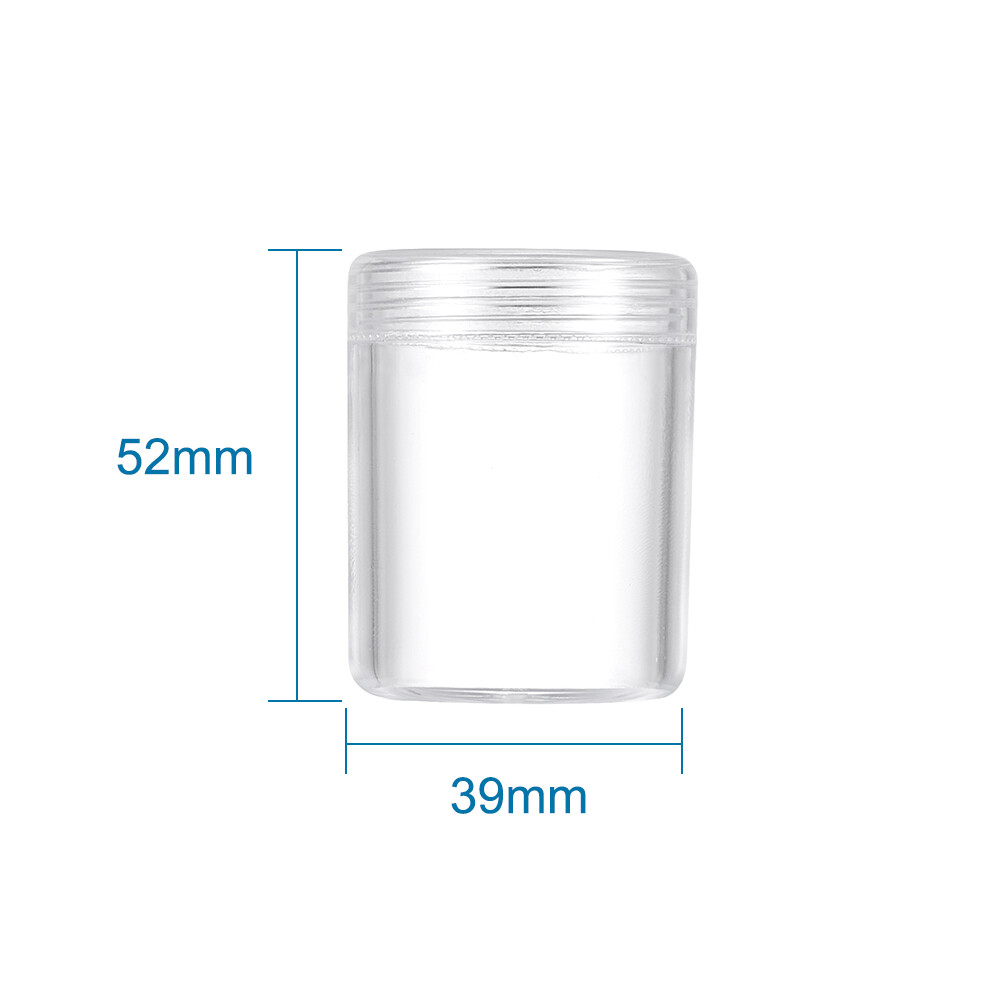 12pcs/Set Empty Plastic Bottles Jars Bead Storage Rectangle Container 160x122mm
