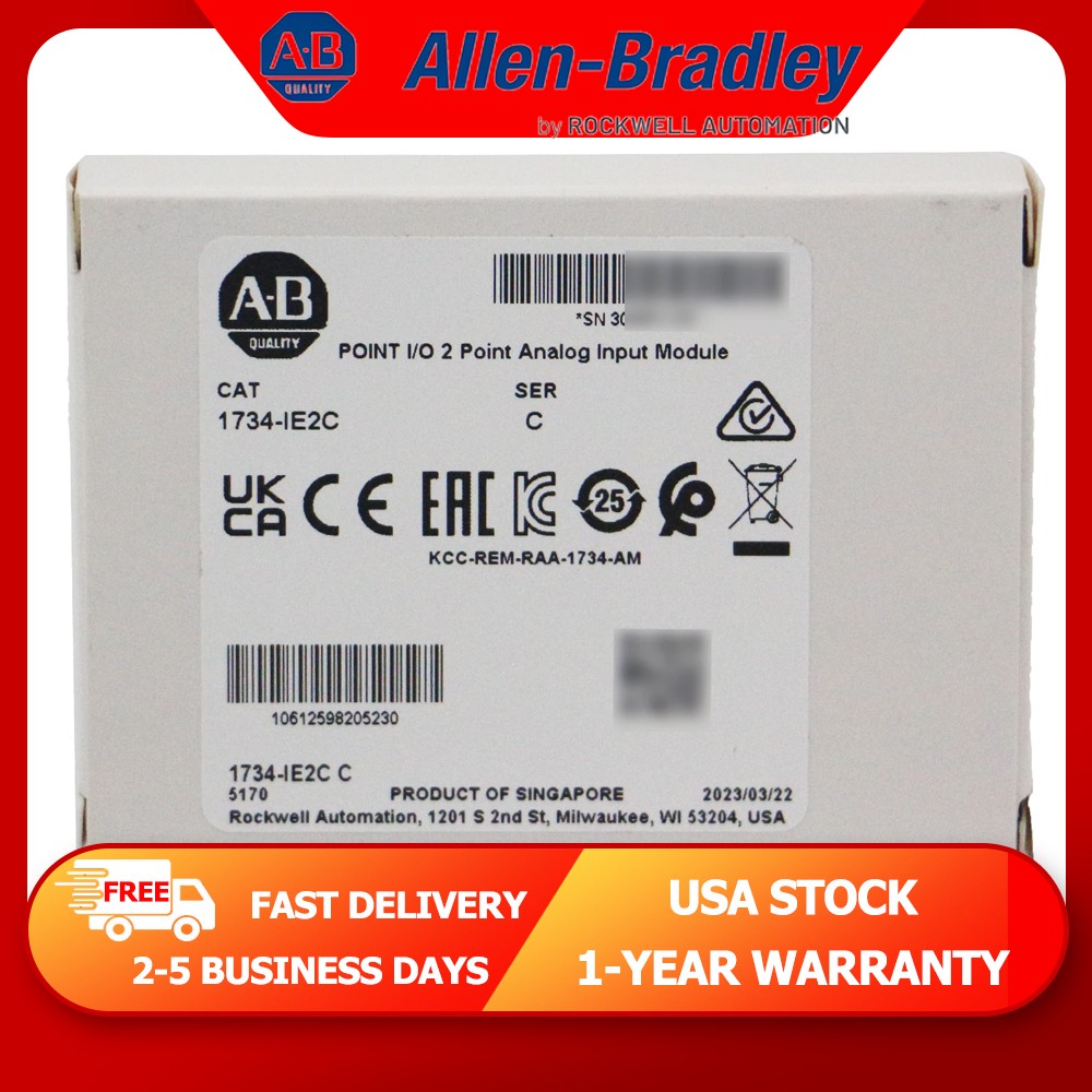 1734 IE2C New AB 1734-IE2C 2Point Analog Input Module Free Shipping SameDay Ship