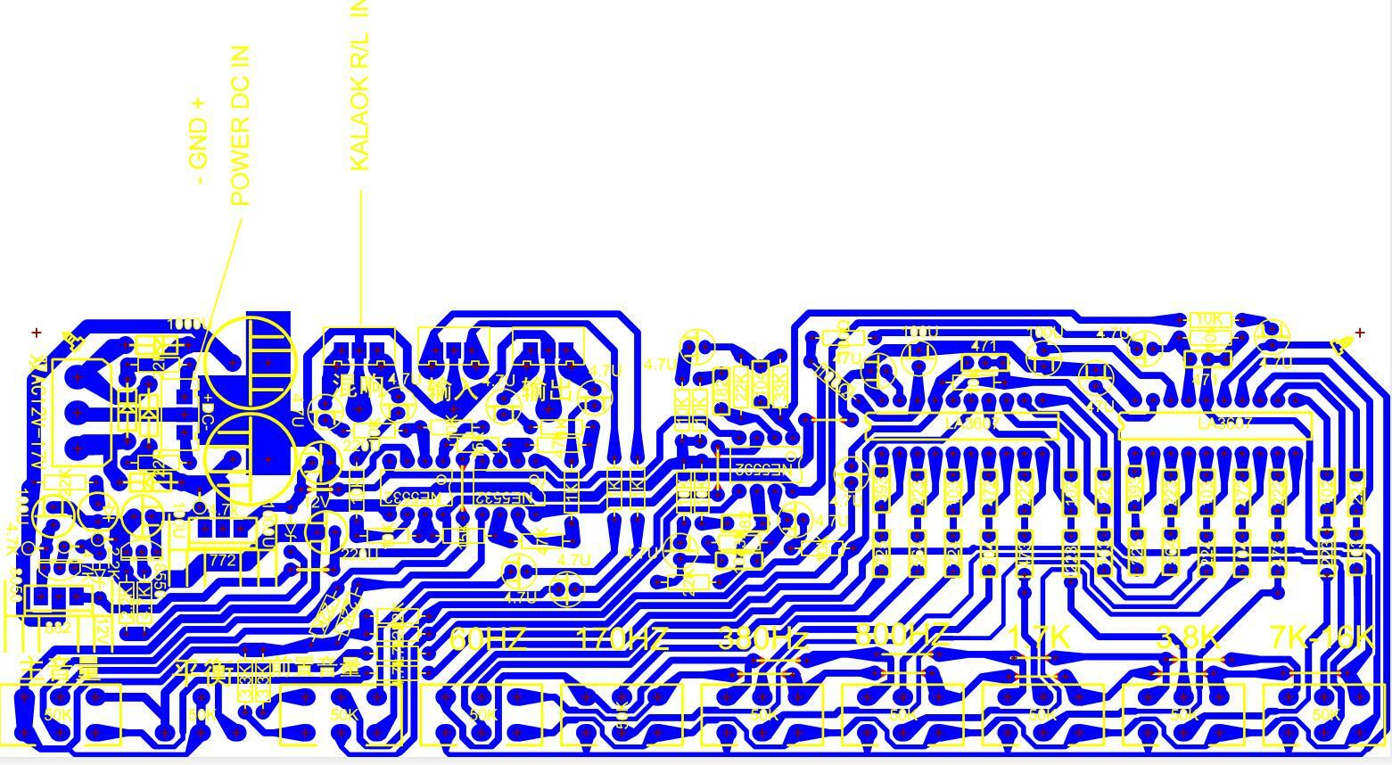 Hifi Tuning Board EQ Equalization Board Power Amplifier Preamplifier Board