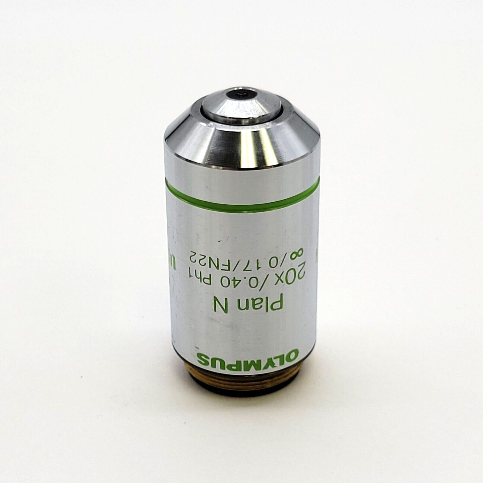 Olympus Microscope Objective Plan N 20x Ph1 Phase Contrast