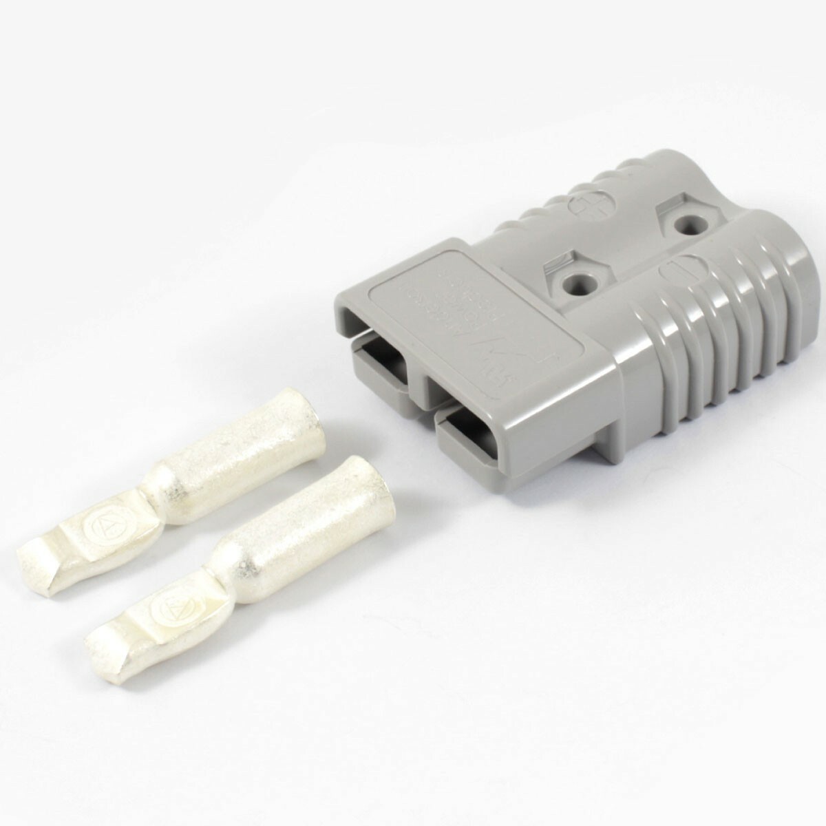 SB175 Gray Anderson Connector Housing +  1/0 AWG Contacts, Flat Rate Shipping