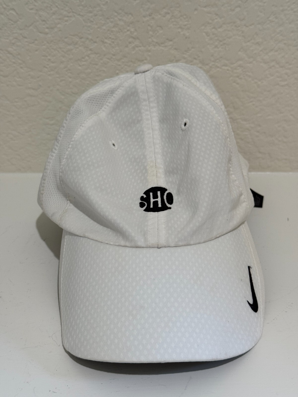 Nike Golf Dri‑FIT “SHO” Shell Houston Open Performance Hat – White, Adjustable