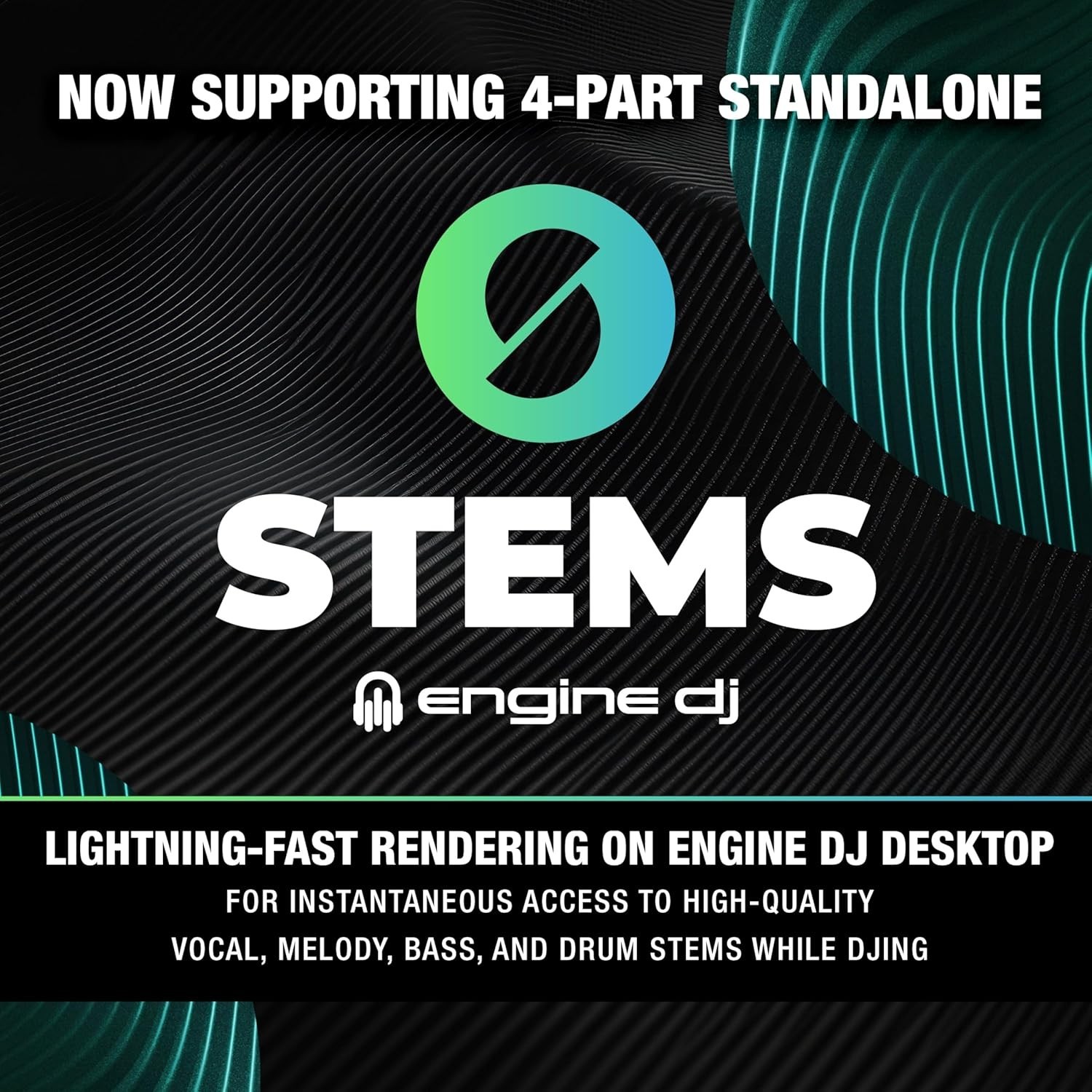 4-Deck Prime 4+ DJ Controller with Wi-Fi Streaming & Dynamic Drop Sampler Mixer