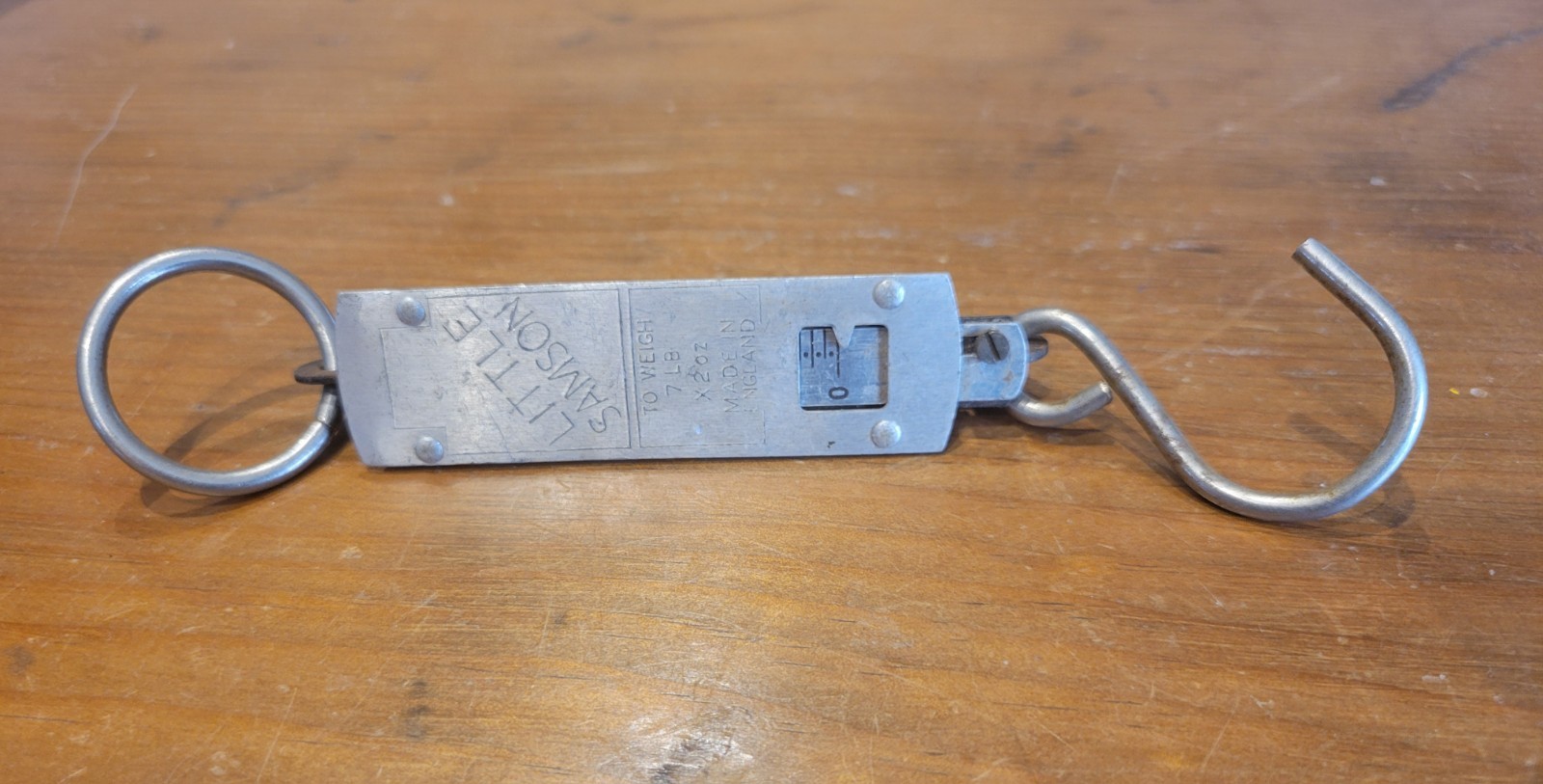Vintage Little Sampson Pocket Fishing Weigh Scales