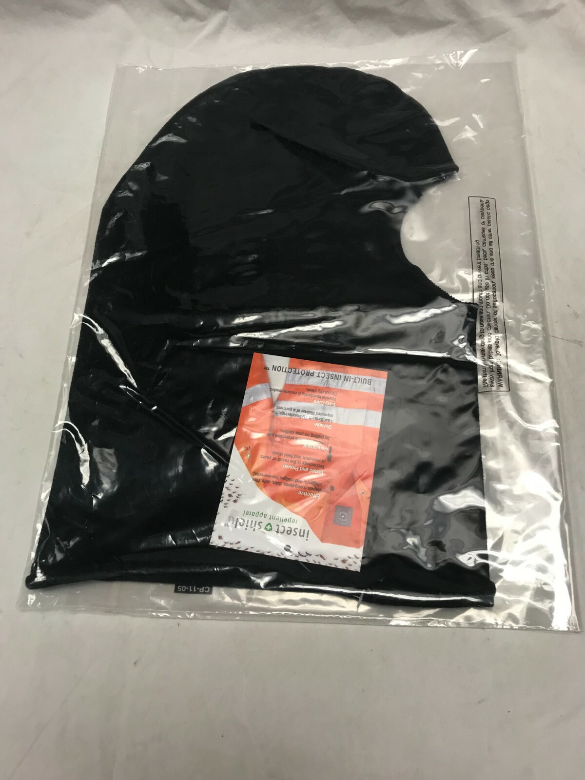 US MILITARY TACTICAL HOOD  & NECK GAITER BLACK COLOR  NWT