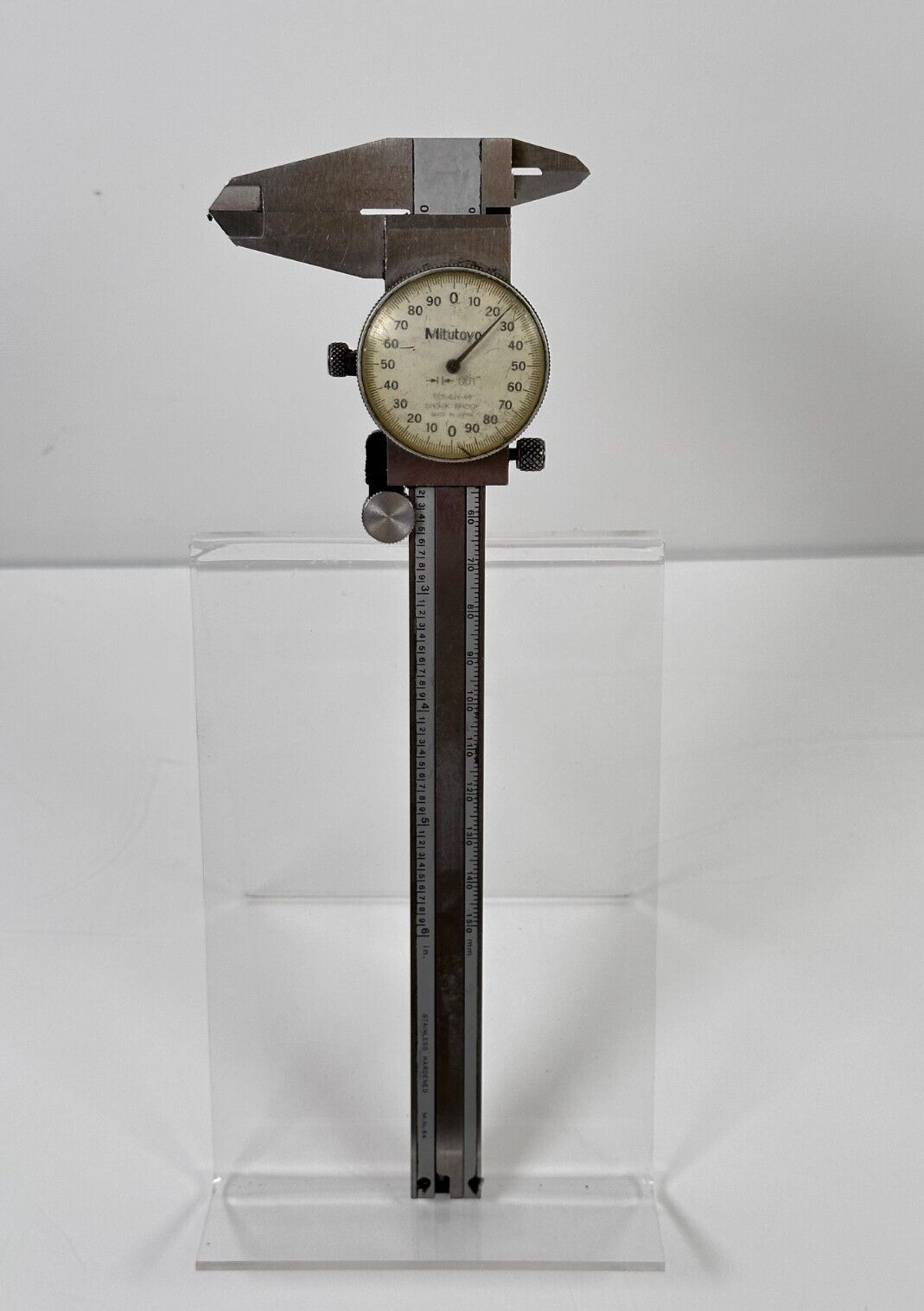 Mitutoyo Dial Caliper 505-626-50 6" inch Precision Dial Calipers