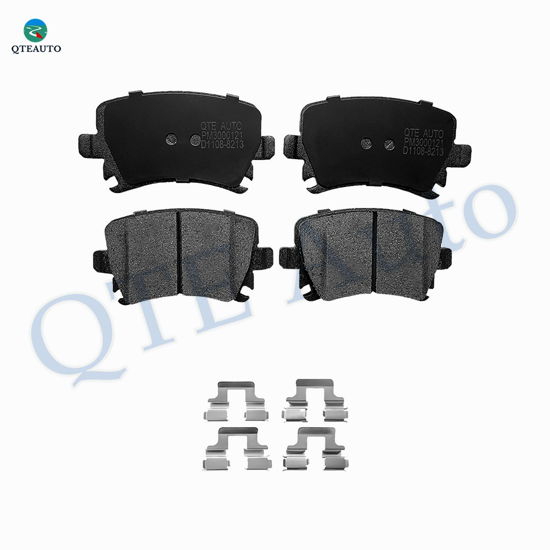 Rear Ceramic Brake Pad Kit For 2007-2009 Volkswagen EOS