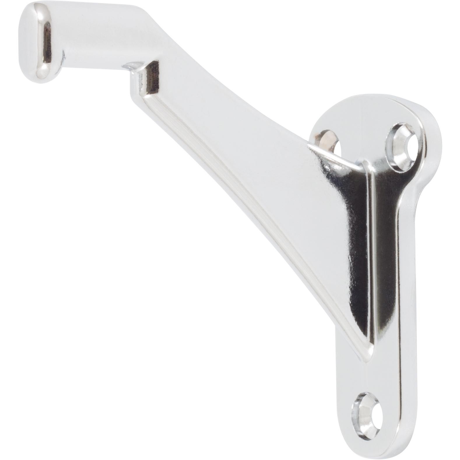 Heavy-Duty Handrail Bracket, Polished Chrome by Stone Harbor Hardware