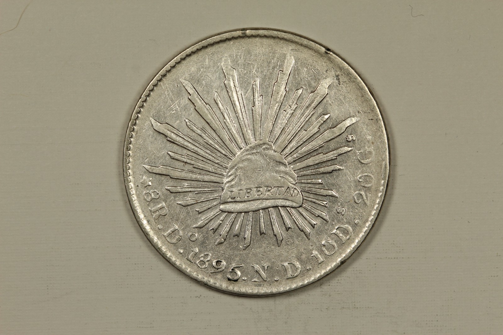 1895 Mexico 8 Reales Durango Do, N.D.