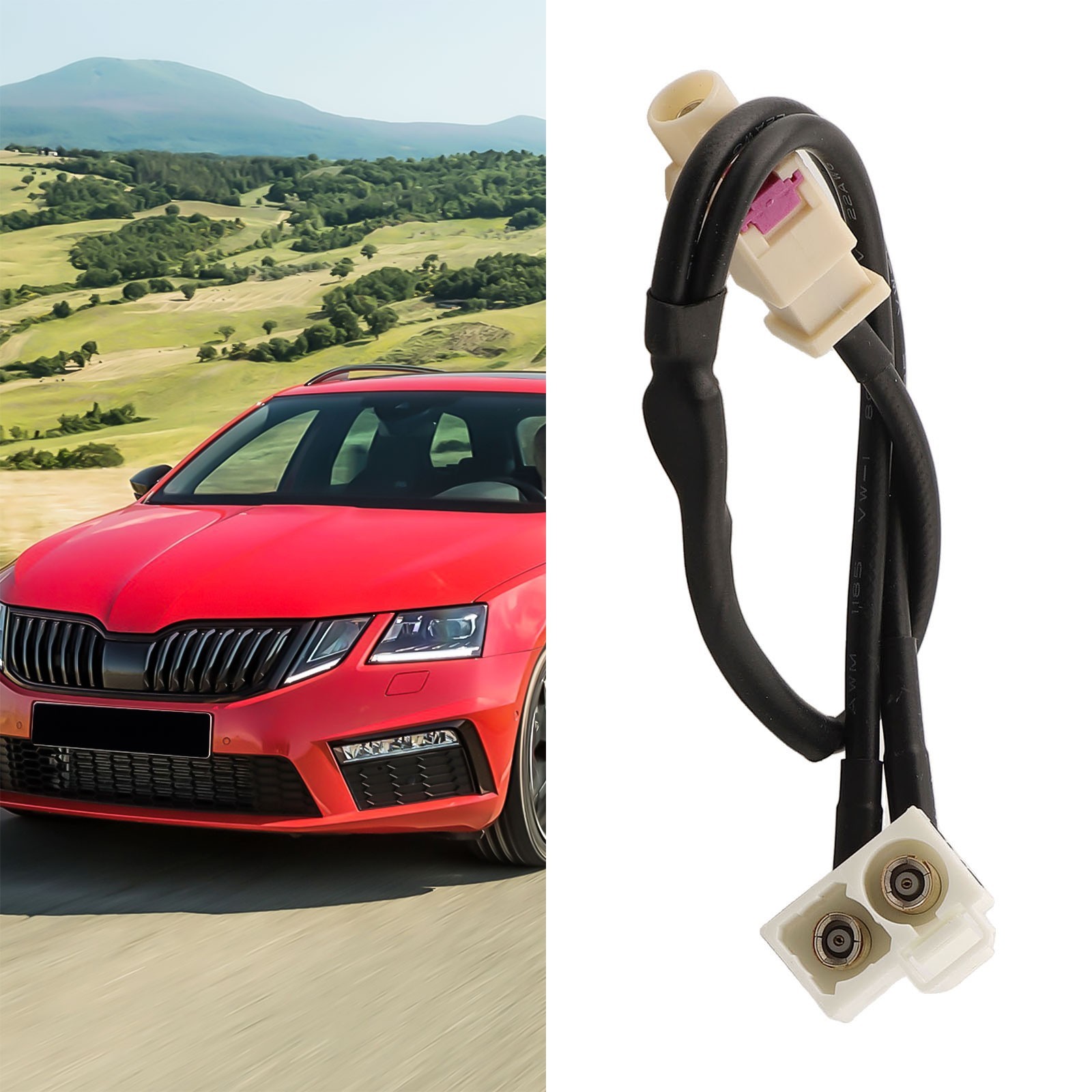 Easy Installation Antenna Adapter for Golf For Skoda Non Deformation Material