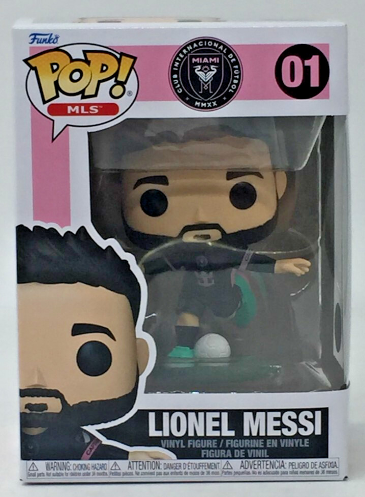 Funko Pop! MLS Inter Miami Lionel Messi #01 Official Licensed with POP Protector