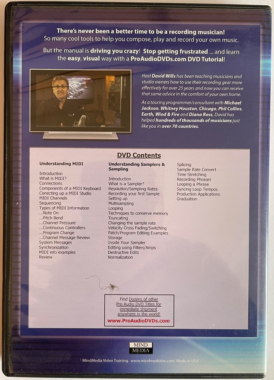 ProAudioDVDs Understanding Midi Samplers & Sampling music technology training