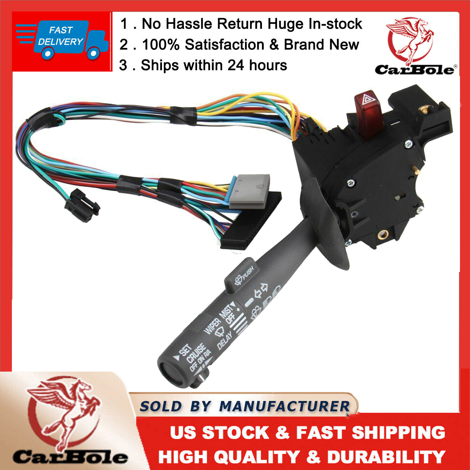 Multi-Function Combination Turn Wiper Switch for Chevy Tahoe Suburban Blazer GMC