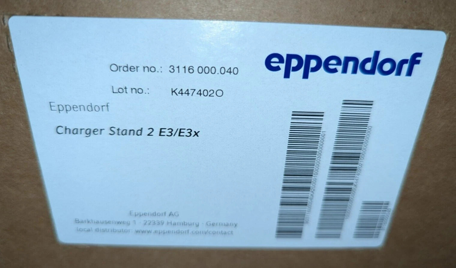 Eppendorf Charger Stand 2 MODEL # 3116000040