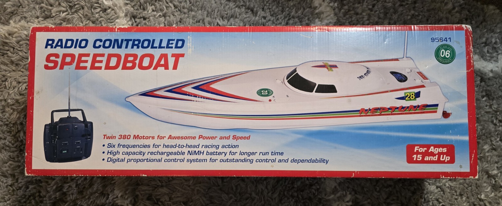 SDM Neptune 95541 Radio Controlled Speedboat Twin 380 Motors Electric RTR White…