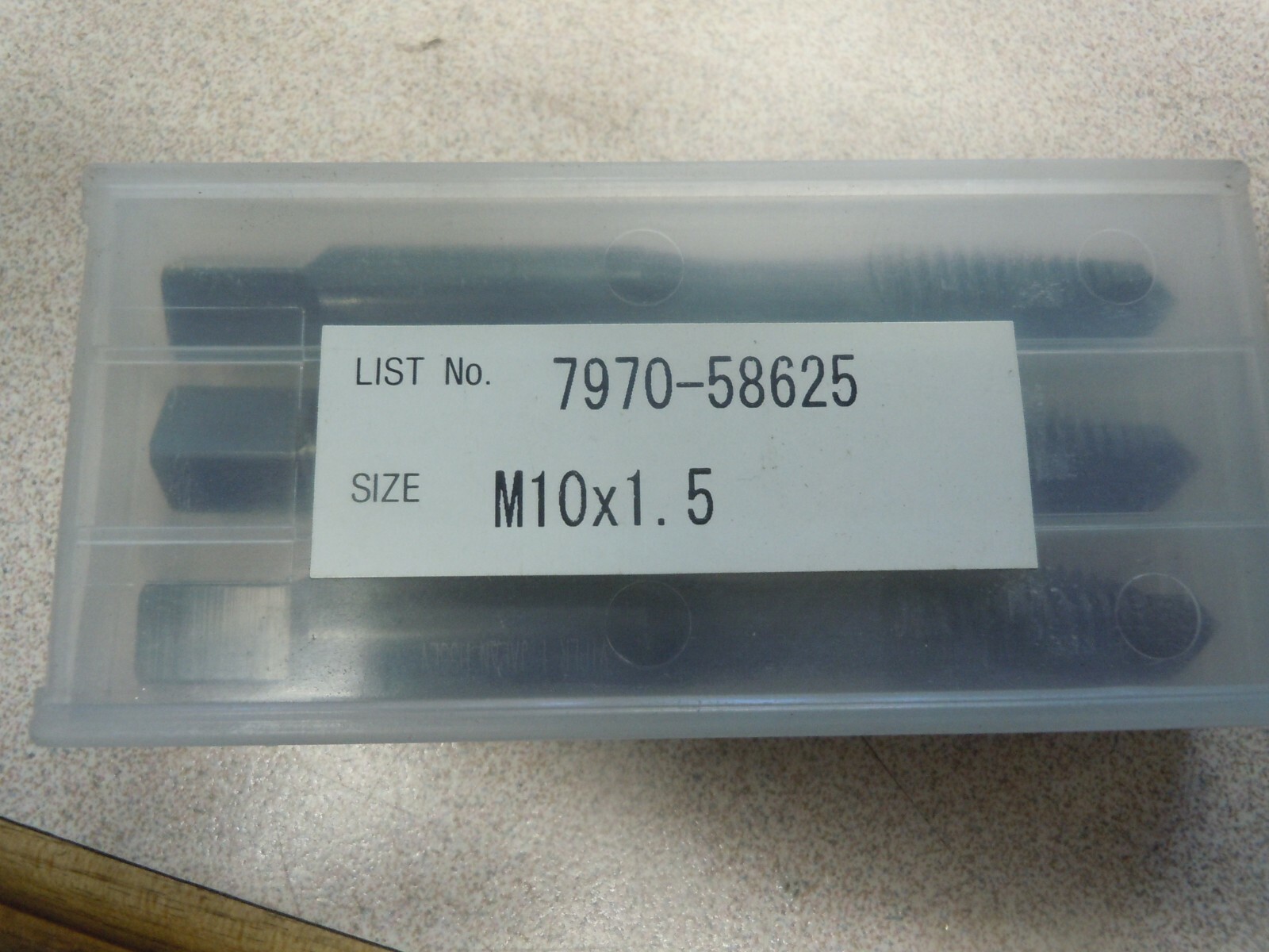(3) Nachi 920-57082 Taps M10X1.5 D6 HSS NEW!!! Free Shipping