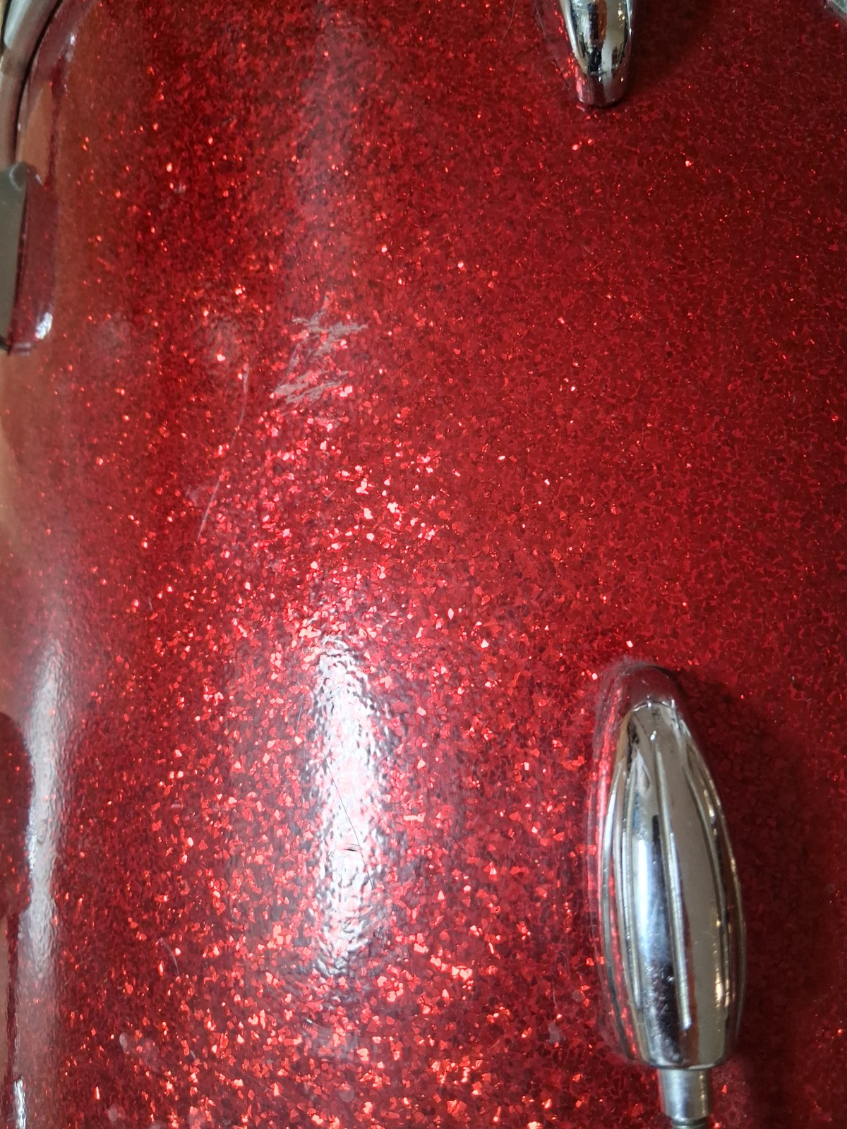 Gretsch 1966 Red Sparkle 4 piece drum set